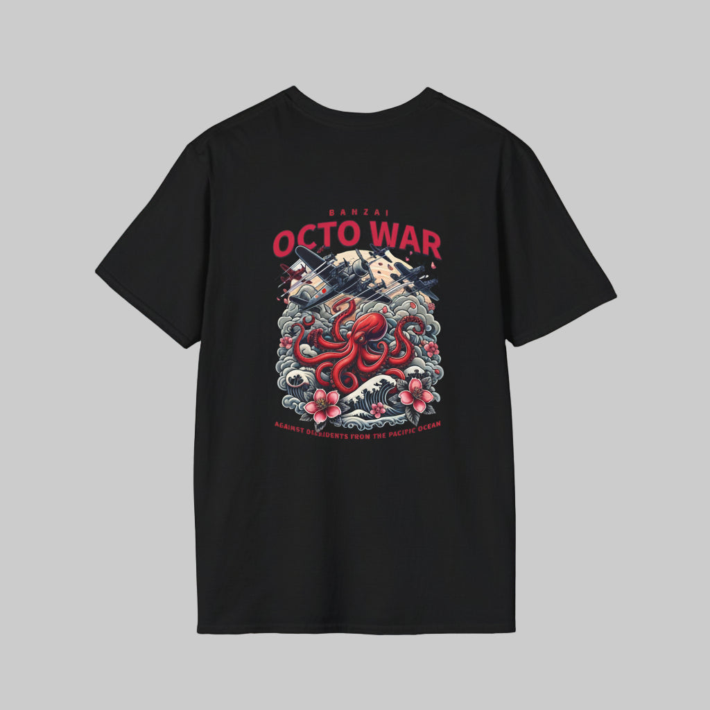 “BANZAI OCTO WAR” T-Shirt – Japanese Vintage Style